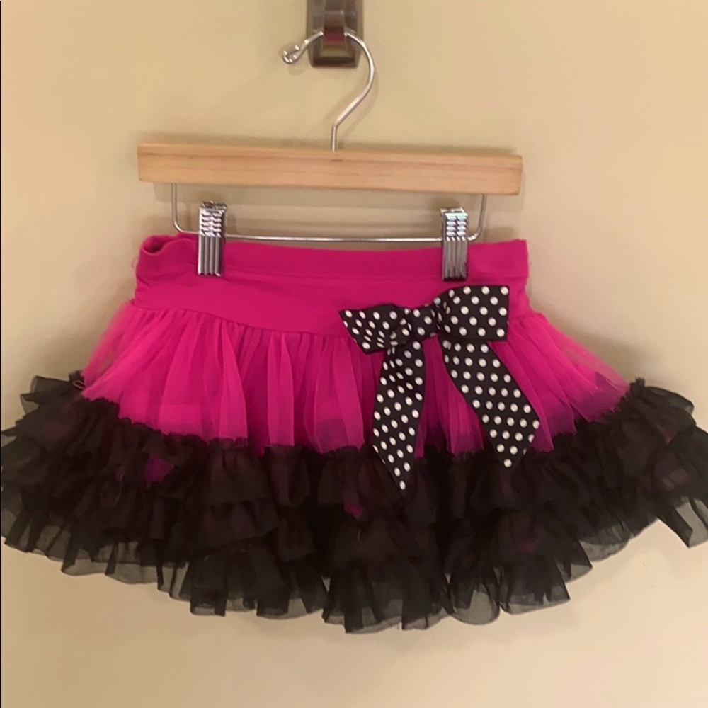 JONA MICHELLE black/magenta full tutu skirt XS